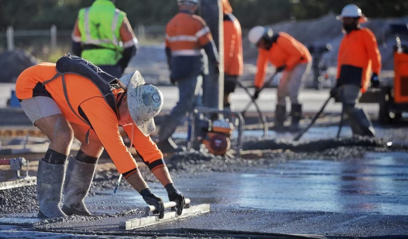 Mental health has not been a widely discussed topic historically in the male-dominated construction industry.(ABC News: Chris Gillette)